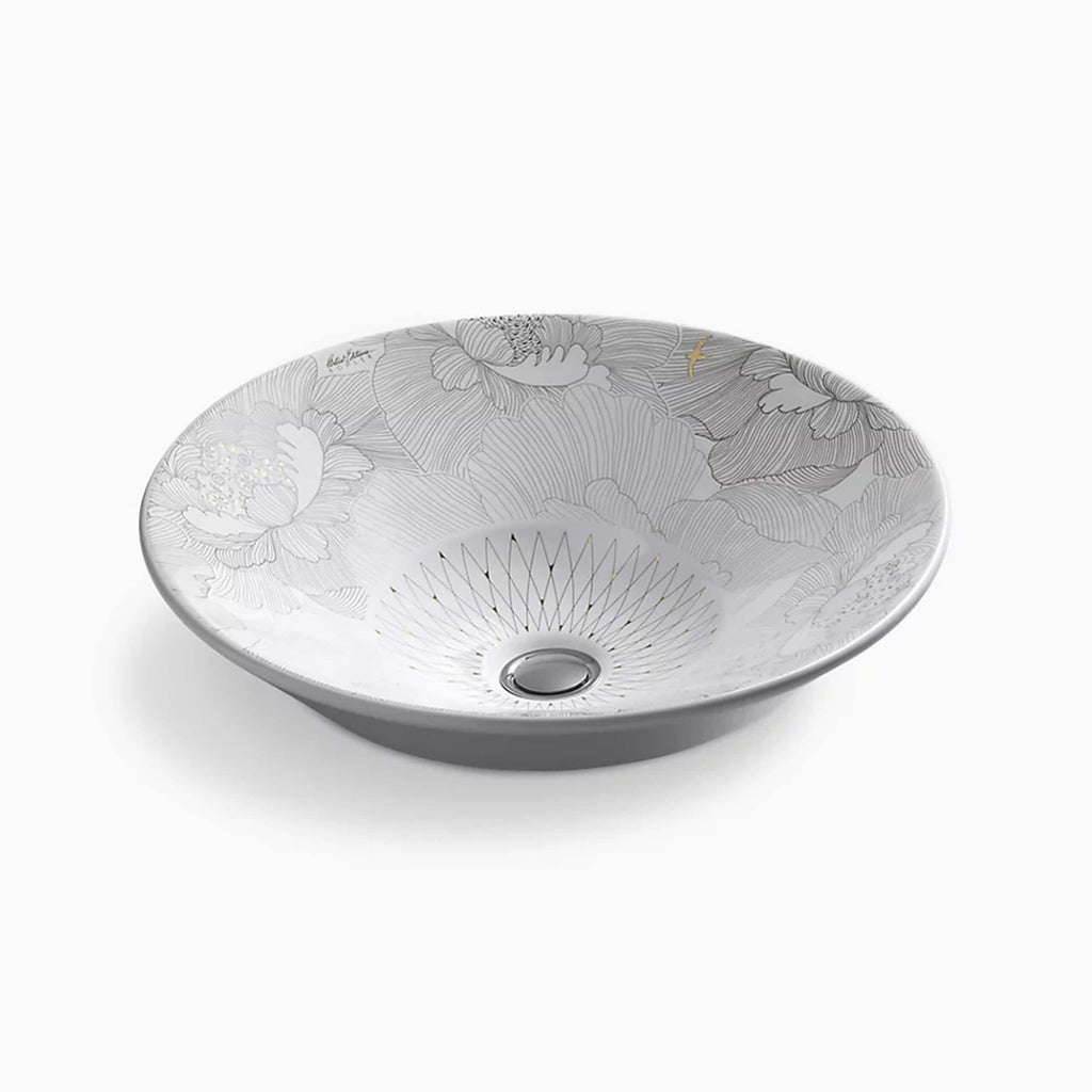 Empress Bouquet Round AboveCounter Basin - Hera Bathware X Kohler 14223 - SMC - 0 |