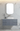 Eric Collection Round Corner Shaving Cabinet 600x900mm | Sunny - Hera BathwareMatte White