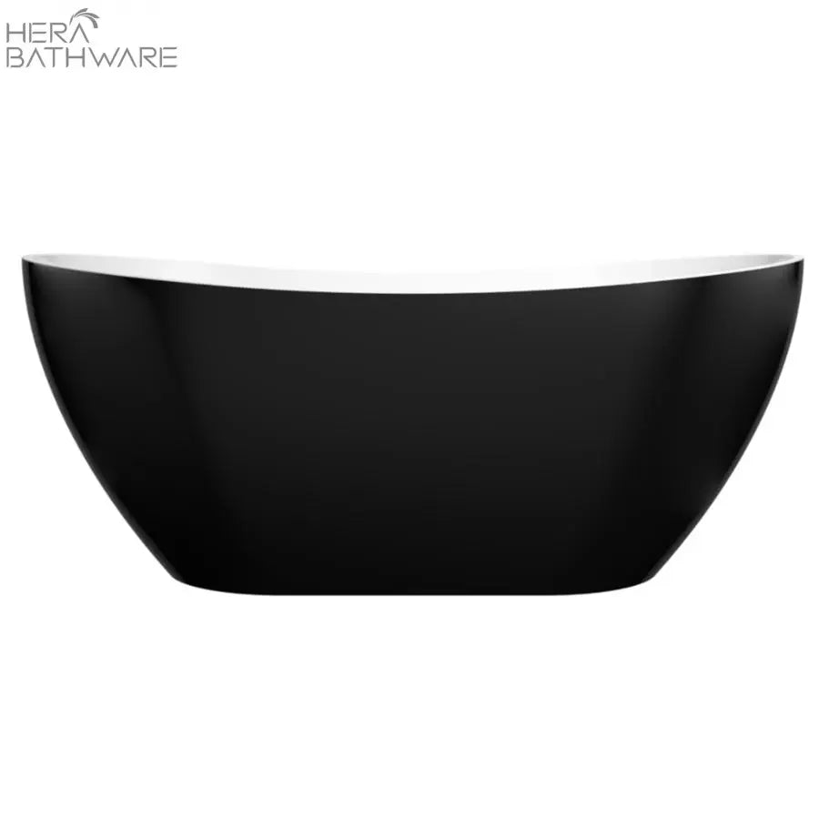 Evie Free Standing Bathtub - Gloss Black - Hera BathwareGloss Black1500mm