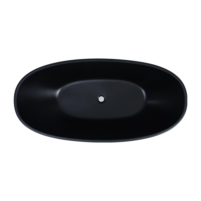 Evis Free Standing Bathtub - Matte Black - Hera BathwareMatte Black1500mm