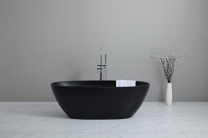 Evis Free Standing Bathtub - Matte Black - Hera BathwareMatte Black1500mm