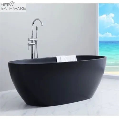 Evis Free Standing Bathtub - Matte Black - Hera BathwareMatte Black1500mm