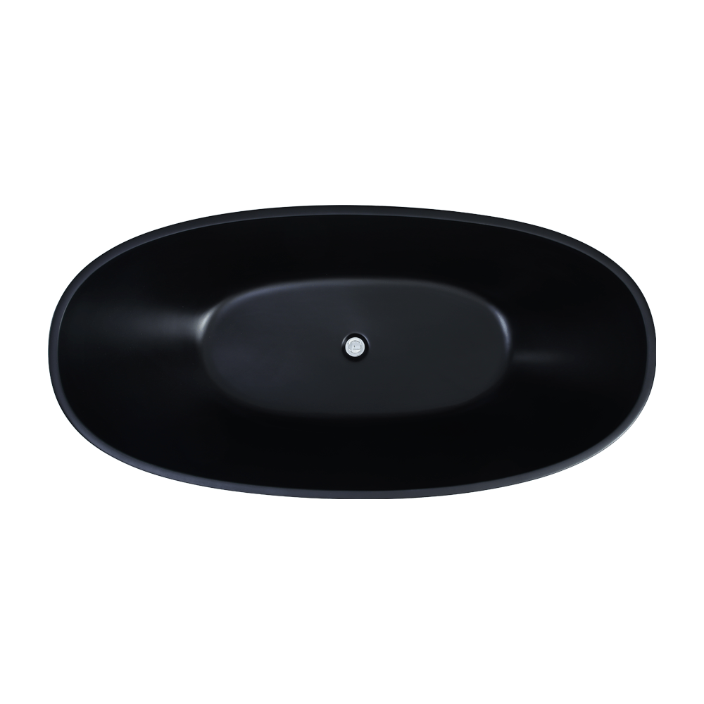 Evis Free Standing Bathtub - Matte Black - Hera BathwareMatte Black1500mm