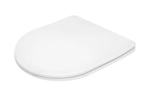 SOFT CLOSE SLIM SEAT COVER FOR ALZANO WALL FACE PAN MATTE WHITE - Hera Bathware