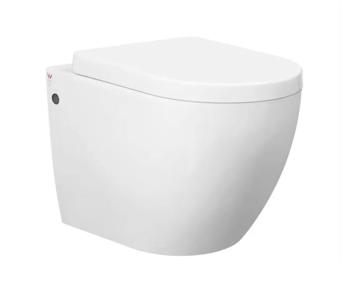 Voghera Rimless Wall Hung Pan | R&T INWALL Cistern Set - Hera Bathware