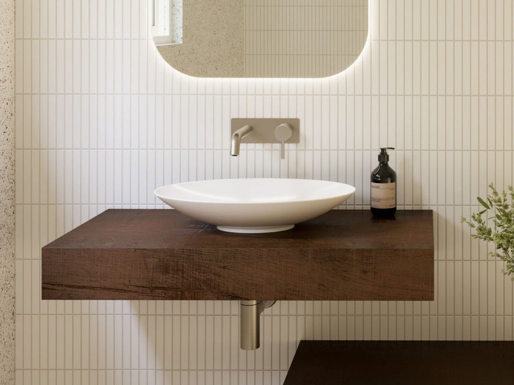 Feather Basin 510mm - Hera BathwareGloss White