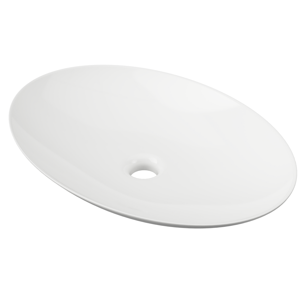 Feather Basin 510mm - Hera BathwareGloss White