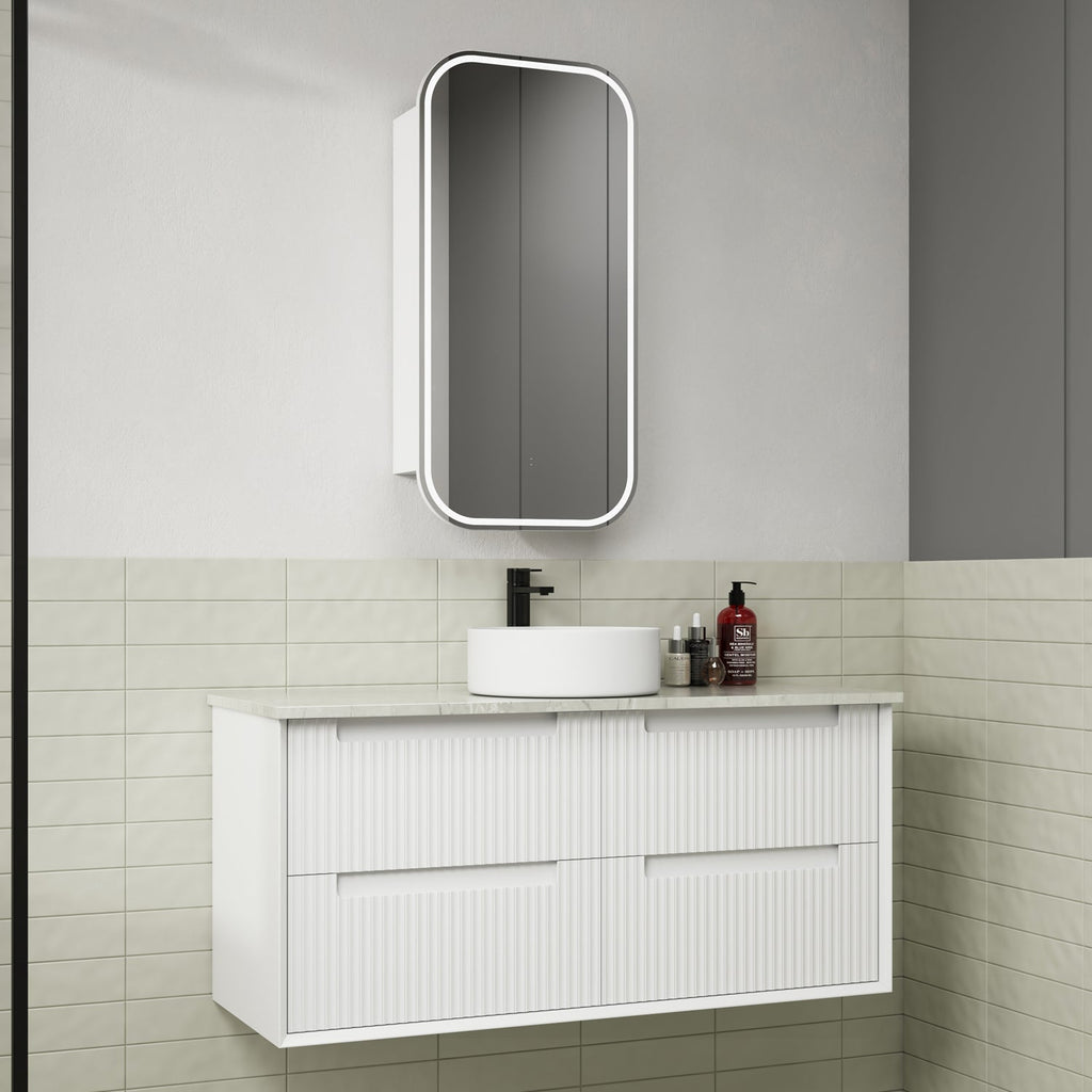 Flauto Wall Hung Vanity 600 - 1800mm - Hera Bathware X Aulic CAWH50 - 1200 | 1200mmCabinet Only