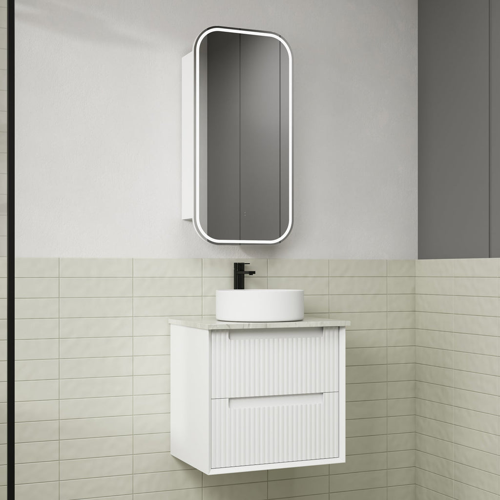Flauto Wall Hung Vanity 600 - 1800mm - Hera Bathware X Aulic CAWH50 - 600 | 600mmCabinet Only