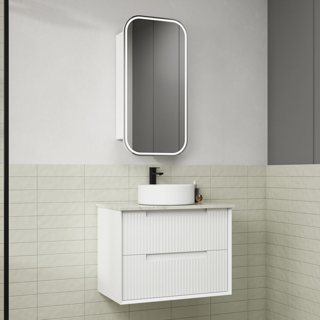 Flauto Wall Hung Vanity 600 - 1800mm - Hera Bathware X Aulic CAWH50 - 750 | 750mmCabinet Only