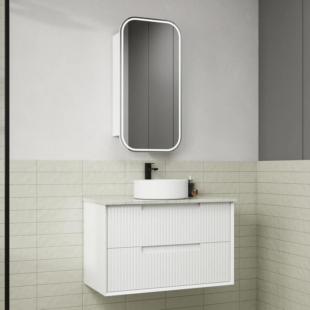 Flauto Wall Hung Vanity 600 - 1800mm - Hera Bathware X Aulic CAWH50 - 900 | 900mmCabinet Only