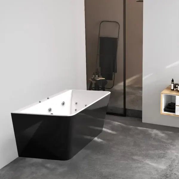 FLORENCE Back To Wall Spa Bathtub - Hera Bathware1500mmWhite