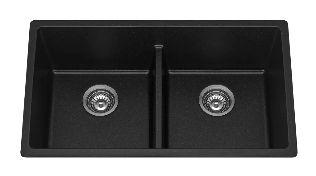 Fomos Granite Kitchen Sinks 790x460mm | Bella Vista - Hera Bathware X Bella Vista SNK - 7946 - BLK | 790x460mm Single BowlBlack Granite