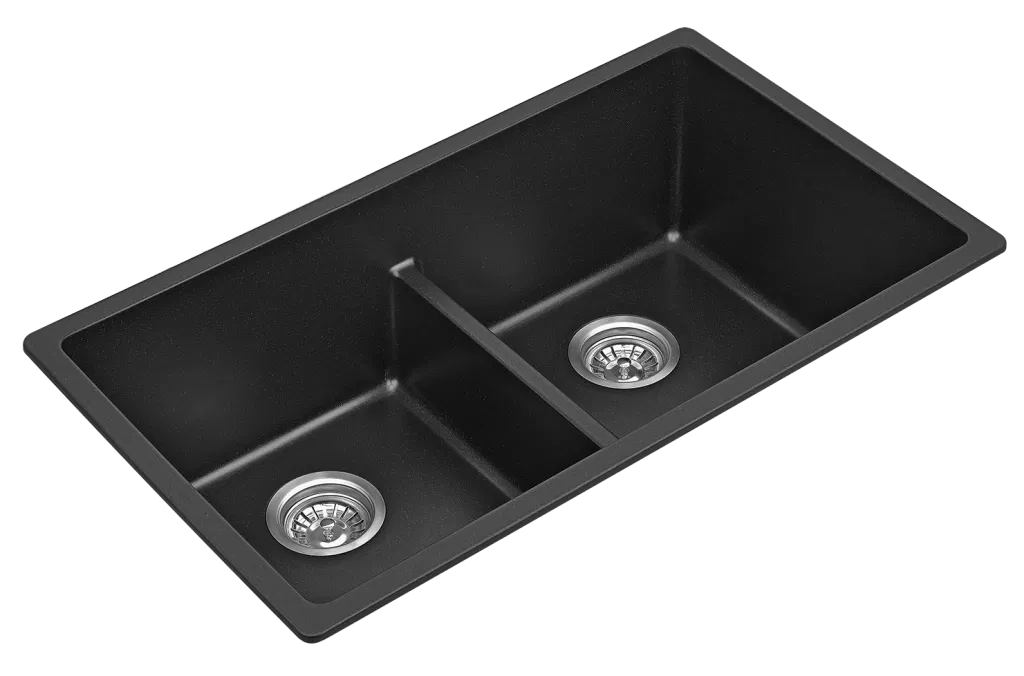 Fomos Granite Kitchen Sinks 790x460mm | Bella Vista - Hera Bathware X Bella Vista SNK - 7946 - BLK | 790x460mm Single BowlBlack Granite