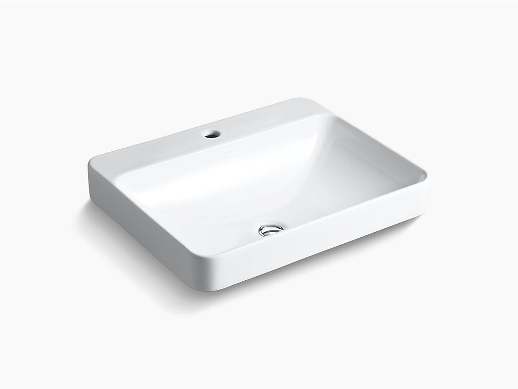 Forefront™ Rectangular Vessel Lavatory W/Faucet Deck with single faucet hole - Hera Bathware X Kohler 2660X - 1 - 0 |