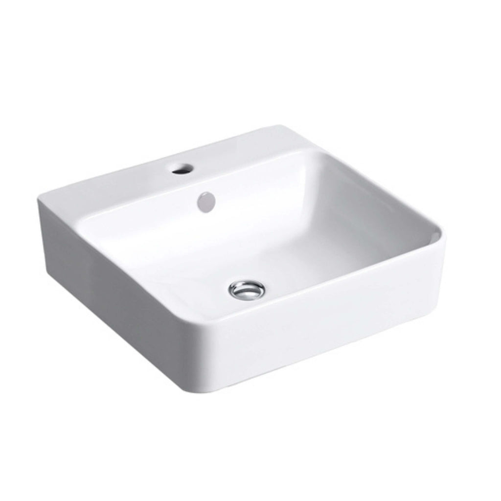 Forefront Wall Hung Basin with 1 tap hole - Hera Bathware X Kohler 24985K - 1 - 0 |