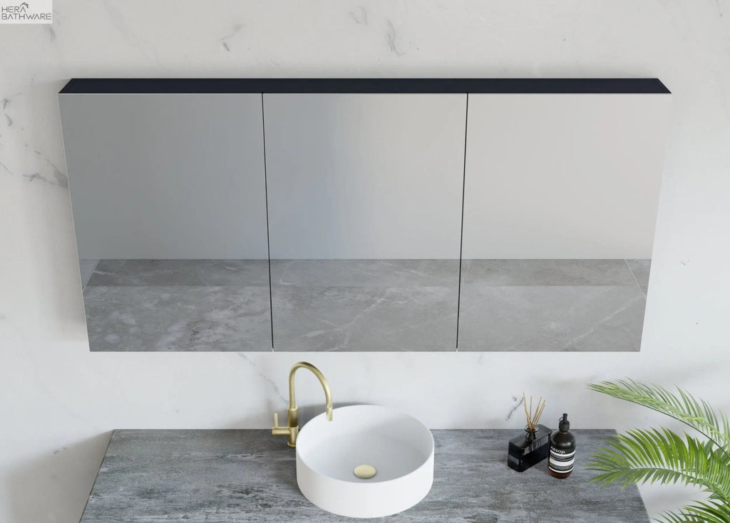 Frameless Shaver - Hera Bathware600mm Two Door
