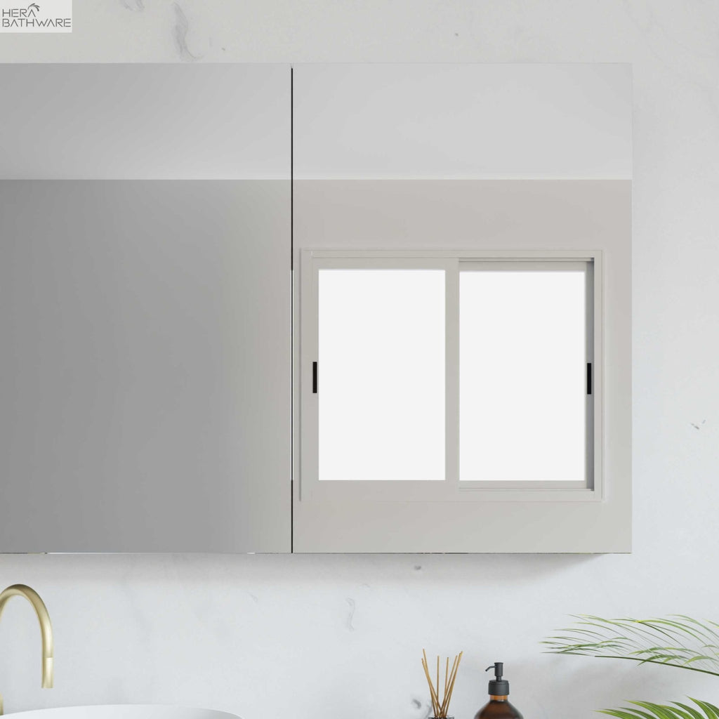 Frameless Shaver - Hera Bathware600mm Two Door