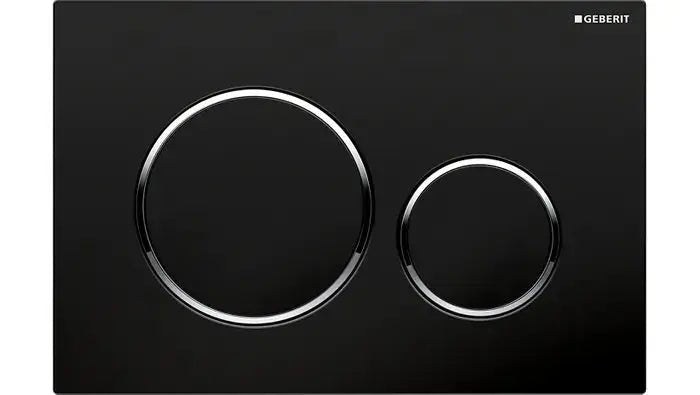 Geberit Sigma 20 Dual - flush Black Button - Hera Bathware