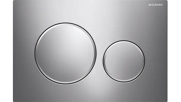 Geberit Sigma 20 Dual - flush Matt Chrome Button - Hera Bathware