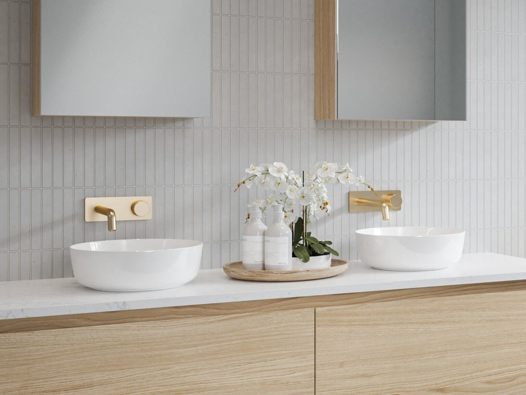 Gem Basin 300mm White Gloss | Small Basin - Hera BathwareGloss White