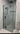 Gem Series (C) Fully Frameless Shower Screen (Door hinged to Fixed Glass) Front Glass - Hera Bathware745 - 1000mmChrome