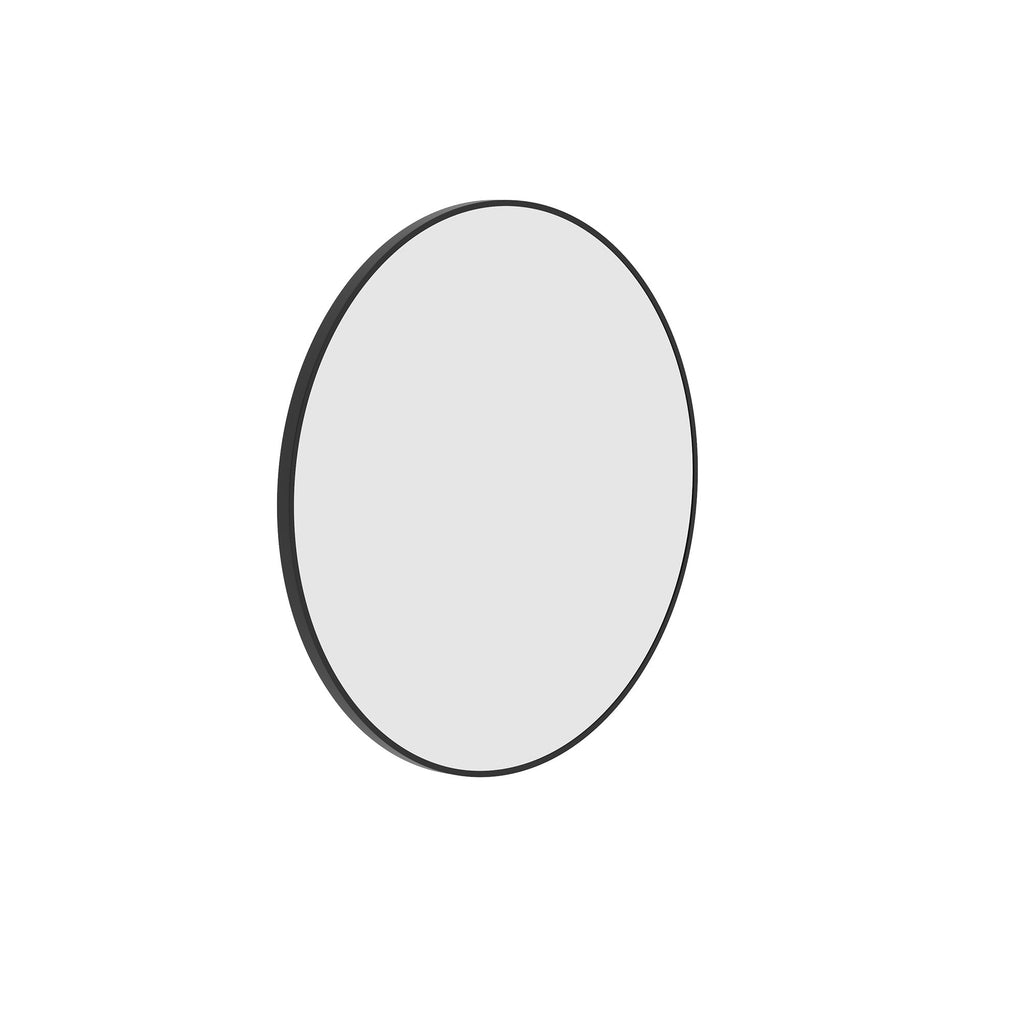 Georgia Round Black Framed Mirror 600/900mm | Thermogroup - Hera Bathware X Thermogroup GR6060B | 600mmMatte Black