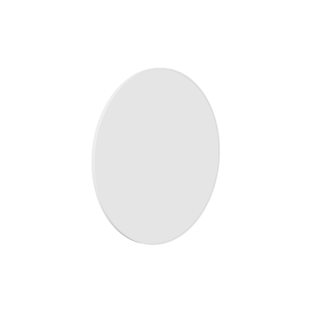 Georgia Round Black Framed Mirror 600/900mm | Thermogroup - Hera Bathware X Thermogroup GR6060W | 600mmMatte White