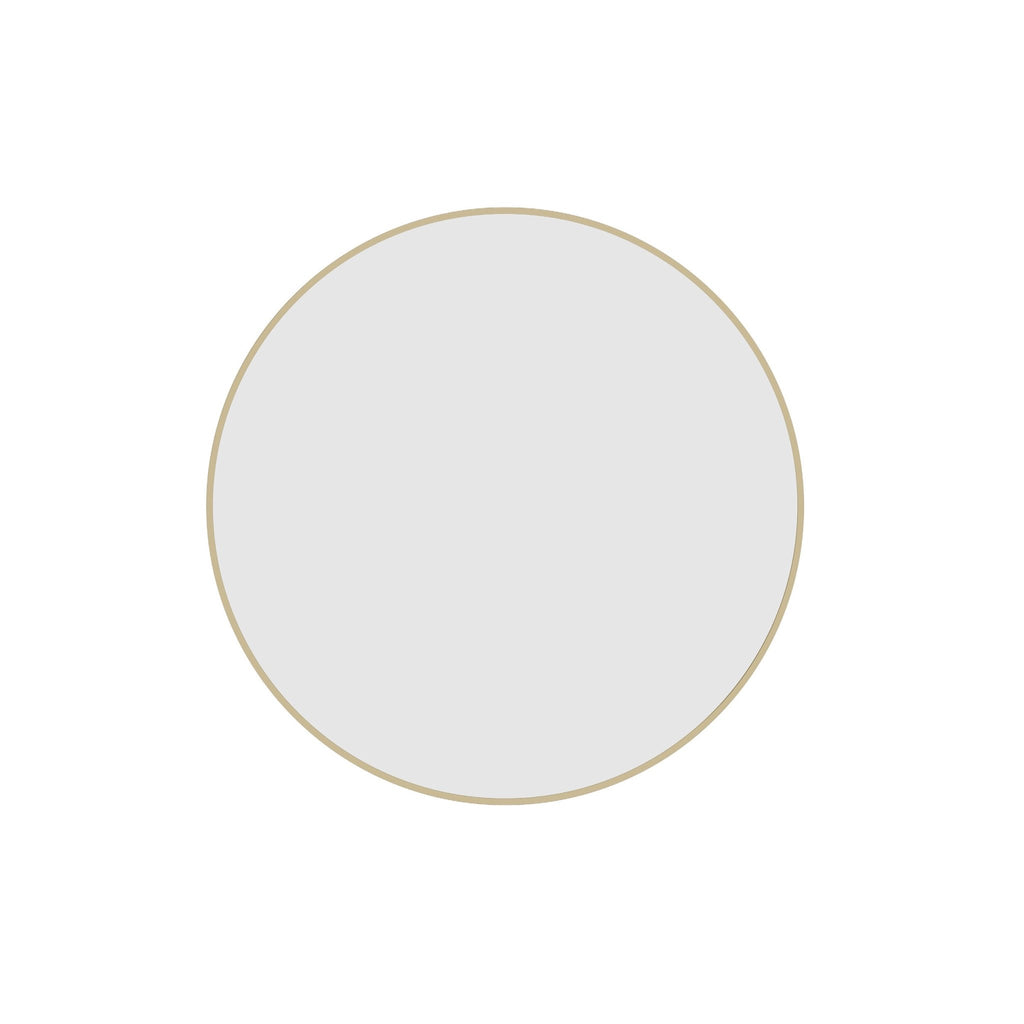 Georgia Round Black Framed Mirror 600/900mm | Thermogroup - Hera Bathware X Thermogroup GR6060W | 600mmMatte White