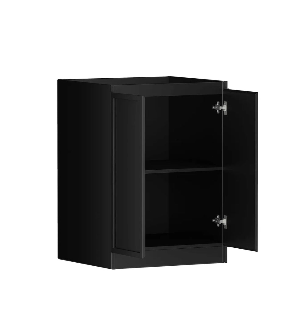 Hampshire Laundry Cabinet with Stone Top and Sink 1060x600x900 - Hera BathwareMatte WhiteNatural Carrara Marble
