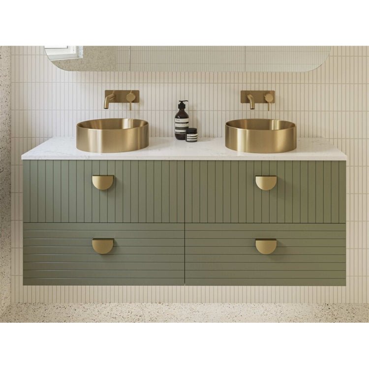 Henley Collection Vanity 750mm - 1800mm Cabinet Only - Hera Bathware600mmCenter Bowl