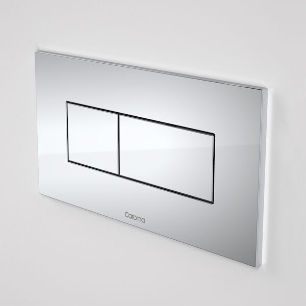 Invisi Series II® Rectangle Dual Flush Plate & Buttons (Metal) | Caroma - Hera Bathware X Caroma 237020C | Chrome