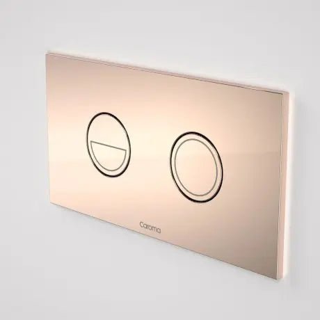 INVISI SERIES II® Round dual flush Plate & Buttons - Hera Bathware(Metal) Bronze