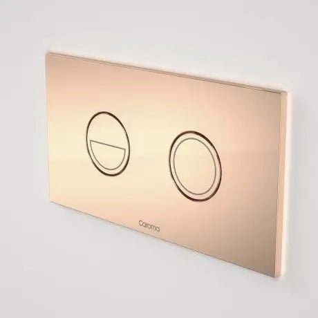 INVISI SERIES II® Round dual flush Plate & Buttons - Hera Bathware(Metal) Copper