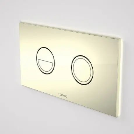 INVISI SERIES II® Round dual flush Plate & Buttons - Hera Bathware(Metal) Gold