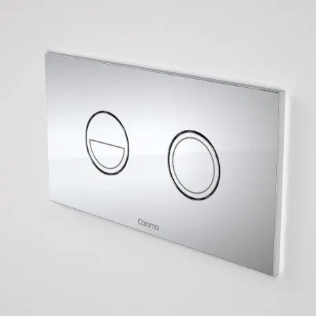 INVISI SERIES II® Round dual flush Plate & Buttons - Hera Bathware(Metal) Satin