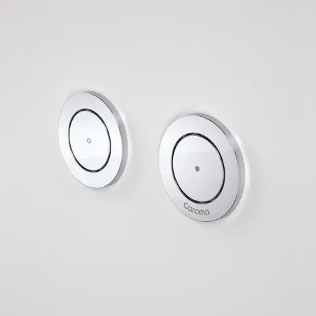 INVISI SERIES II® Round dual flush Remote Buttons (PLASTIC) - Hera Bathware(Plastic) - Chrome