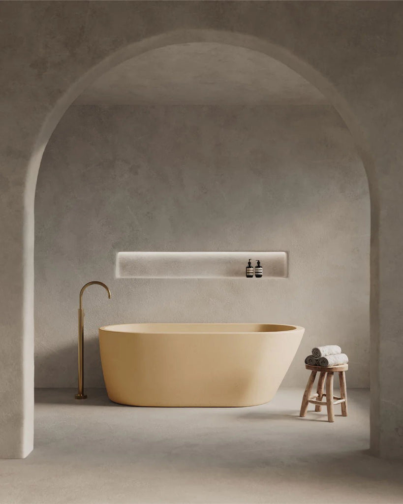 Juno Freestanding Bathtub - Hera BathwareCustard