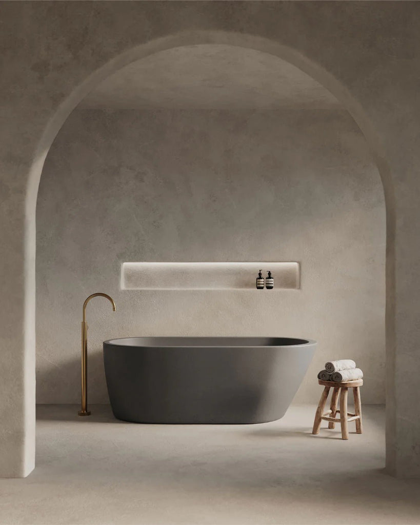Juno Freestanding Bathtub - Hera BathwareMid Tone Grey