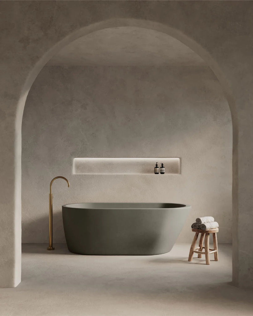 Juno Freestanding Bathtub - Hera BathwareOlive