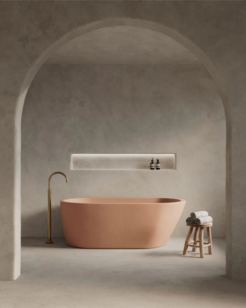Juno Freestanding Bathtub - Hera BathwarePastel Peach