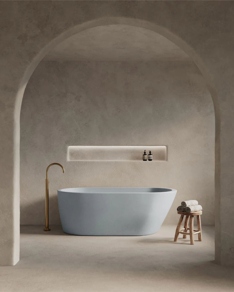 Juno Freestanding Bathtub - Hera BathwarePowder Blue