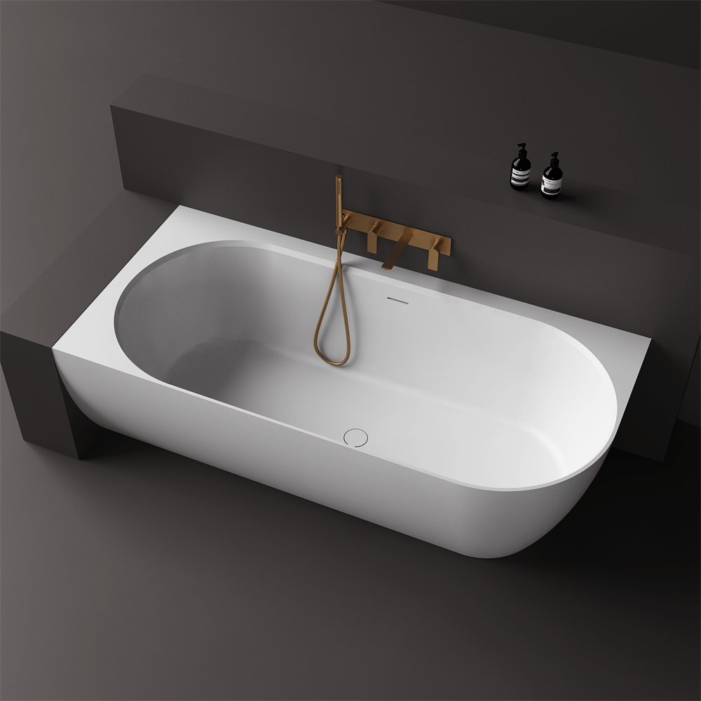 Justina Corner Oval Bath 1520/1750mm | Left/Right Corner - Hera Bathware X Toka Lite | 1520mm Corner to LeftWhite
