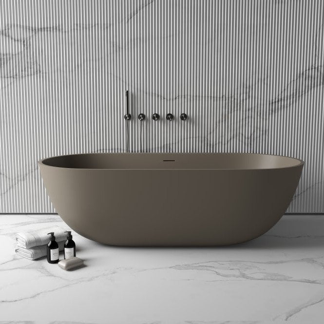 Justina Slimline Large Bath 1500/1700/1800mm - Hera Bathware X Toka Lite ST12 T 1800 | 1500mmWhite