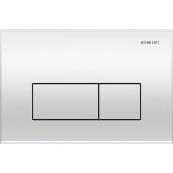 Kappa50 Dual Flush Button | Geberit - Hera BathwareMatte Chrome - plated - Die - cast zinc