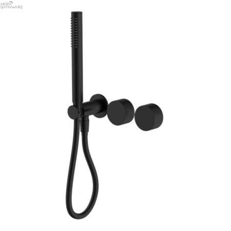 KARA Progressive Shower System Sperate Plate - Hera BathwareMatte Black