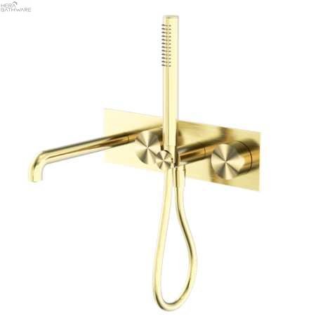 KARA Progressive Shower System with Spout 230/250mm - Hera BathwareBrushed Gold230mm