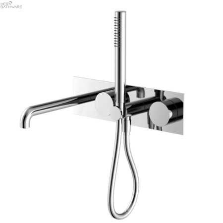 KARA Progressive Shower System with Spout 230/250mm - Hera BathwareChrome230mm