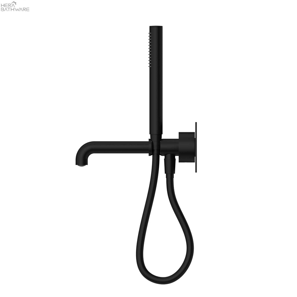 KARA Progressive Shower System with Spout 230/250mm - Hera BathwareGun Metal230mm
