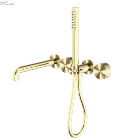 KARA Progressive Shower System with Spout with Seperate Plate230/250mm - Hera BathwareBrushed Gold230mm